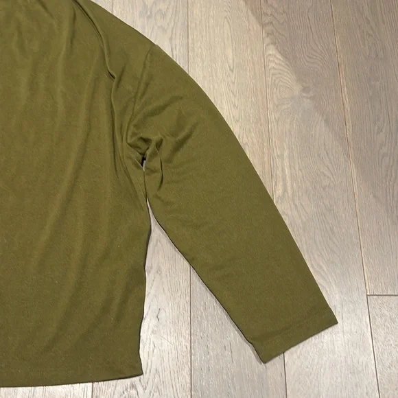 All Saints Ladies Size L Green Polyester Mix Long Sleeve Top - Picture 4 of 8